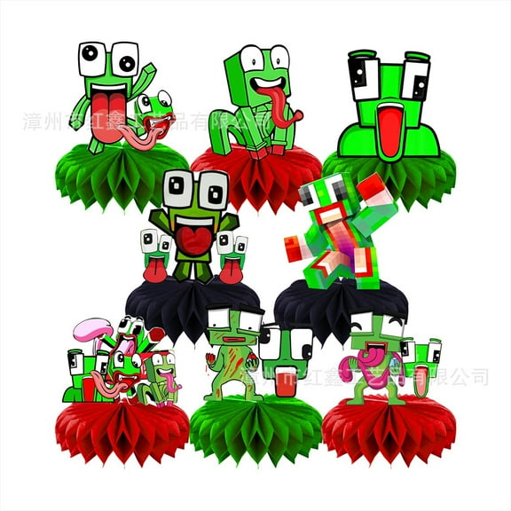 Unspeak-able Birthday Party Supplies,8Pcs Honeycomb Centerpieces for Party Decorations