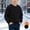 Black, variant on Toddlers Fleece Lined Sweatshirts for Boys and Girls Cotton Crew Neck Loose Long Sleeve Pullover Tops Fall Winter Going out Outdoor Activity Shirts Casual Comfy Soft Blouses Unisex