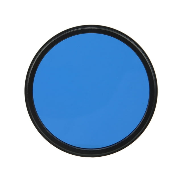 Filtre d'Objectif de Caméra, Filtre d'Objectif de Caméra 52mm Ultra Faible Couleur Cast Faible Reflection Résistant aux Rayures pour Appareils Photo Numériques Bleu