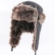 thumbnail image 4 of Gorro de piloto de aviador Sincero para hombre y mujer de piel sintética a prueba de viento con orejeras, 4 of 6