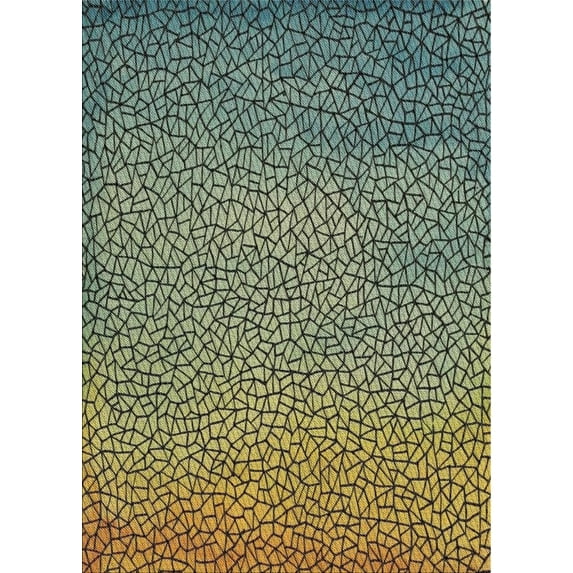Ahgly Company Indoor Rectangle Patterned Mocha Brown Novelty Area Rugs, 7' x 10'