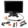 thumbnail image 2 of Monitor portátil de 7 "HD para coche, pantalla ancha a todo Color de 16/9 CC, 12V-24V, Monitor de coche de marcha atrás para soporte de succión de , cámara mariposa Sunnimix cámara de marcha atrás, 2 of 8