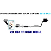 Northeastern Exhaust Front Flex Pipe with Hanger Fits 2011-2015 Hyundai Sonata 2.4L & 2011-2016 Kia Optima 2.4L (Hybrid Models Only) - Direct Fit | Stainless Steel