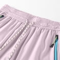 thumbnail image 6 of Big & Tall Men's Athletic Shorts 6" Inseam Running Quick Dry Short Pants Above Knee Length with Zipper Pockets Activewear, 6 of 8