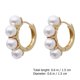 thumbnail image 2 of 1 par Pendientes simples Pendientes de perlas elegantes All-Party Pendientes Joyería de niña, 2 of 6