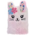 thumbnail image 1 of Fluffy Writing Book Cartoon Plush Cover Note Book Portable Girl Notebook Girl Supply, 1 of 2