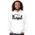 thumbnail image 3 of Funny First Responder The Firefighter Men's Big & Tall Graphic Hoodie Brisco Brands 5X, 3 of 6