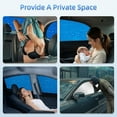 thumbnail image 3 of aokway Side Window Sun Shade for Baby - 2 Pack Double Thickness Auto Windshield Sunshades Curtain, Universal Fit for Driver, UV Protection, 3 of 8