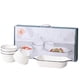 thumbnail image 4 of Caja de regalo de vajilla de cerámica simple adecuada para el hogar Cuenco de arroz Bandeja para hornear Cuenco de sopa Regalo de negocios de reunión anual de vacaciones, 4 of 5