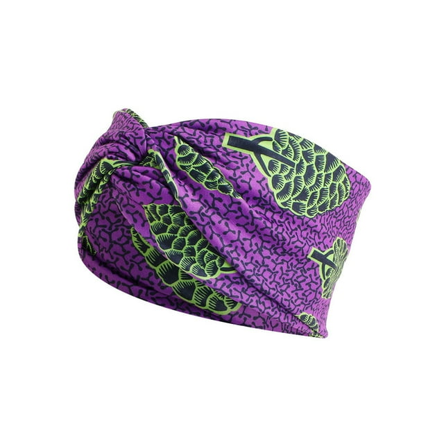 Diadema de ganchillo Minnieouse Estampado Deportes Ajustable Antideslizante Violeta AP010610-01B