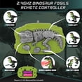 thumbnail image 4 of JoyStone Remote Control Dinosaur Toys for Kids, Electric Walking RC T-Rex, Realistic Tyrannosaurus Dino Robot with Roaring and LED Light for Boys and Girls Age 3+, Green, 4 of 9