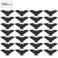 thumbnail image 4 of 500 piezas, decoraciones de tela no tejida para una diversión festiva, juego de parches de murciélago de Halloween, 4 of 8