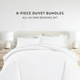 thumbnail image 3 of Home Collection Bedding Bundle Solid Duvet Cover Set Color: Chantily Lace White Size: CAL KING, 3 of 4