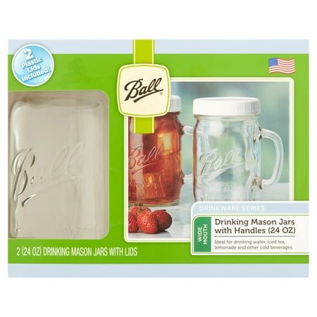 ball mason jar with handle and lid