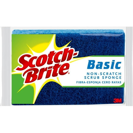 Scotch-Brite Basic Non-Scratch Scrub Sponge, 1 Pk
