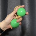 thumbnail image 1 of Kashaka Instrument Aslatuas Rhythmic Ball, Cas Cas Kashaka Musical Percussion Instrument African Asalato Shaker Rattle, 1 of 5