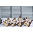 thumbnail image 6 of Ambesonne Coffee Throw Pillow Cover 4 Pack, Coffee Mugs Hot Foamy, 16", Brown White, 6 of 6