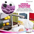 thumbnail image 4 of Mysimaa XL Lint Free Microfiber Cleaning Cloth, Rags, Towels for Glass and Window - Set of 3, 4 of 7