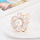 thumbnail image 5 of Anillos de Bufanda Salvador para mujer con flores cierre de hebilla 2 uds, 5 of 9