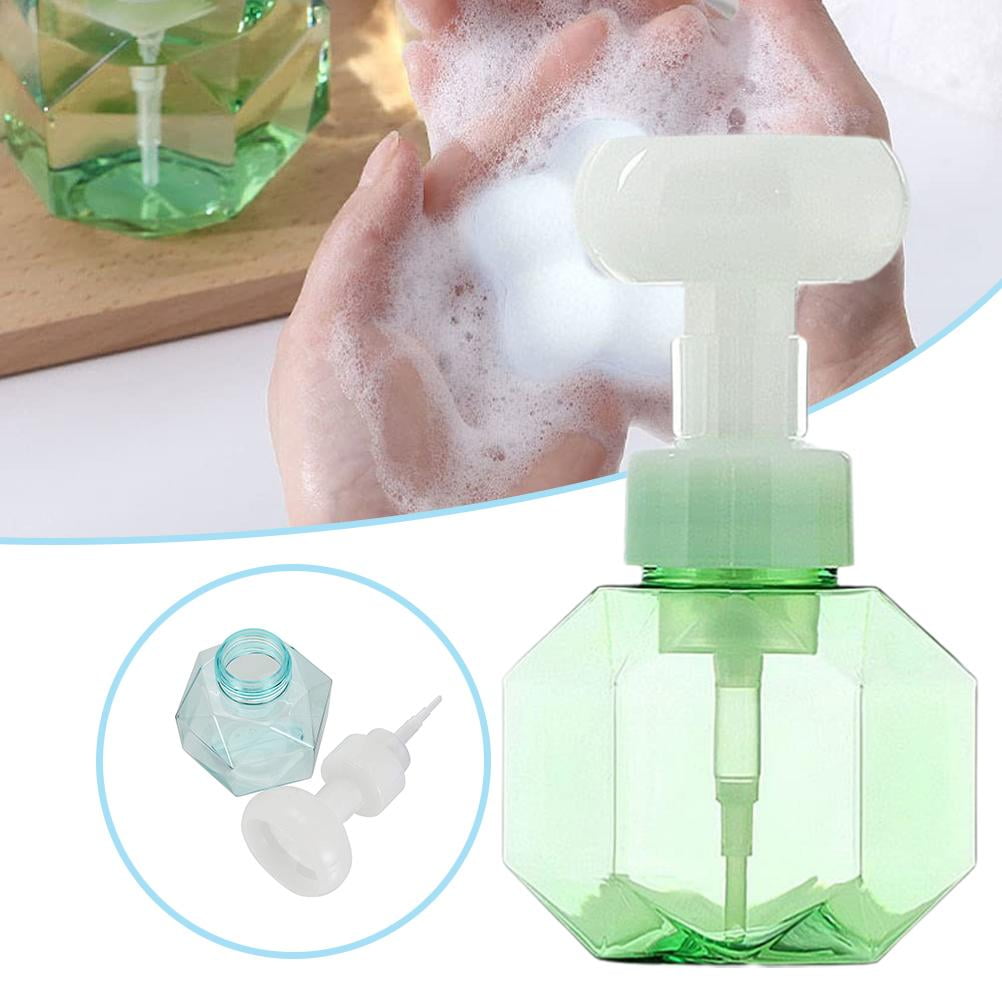 300ML Foaming Soap Dispenser Detachable Cleaning Flower Shape Empty