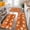 Orange, variant on Fall Kitchen Rugs Set of 3 Piece Fall Kitchen Mats for Floor with Non Slip Backing,Washable Fall Runner Rug for Sink Laundry Hallway Indoor Holiday Thanksgiving Decoration(Plaid Pumpkins)