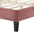 thumbnail image 6 of Modway Liva Modern Performance Velvet King Bed in Dusty Rose Finish, 6 of 10
