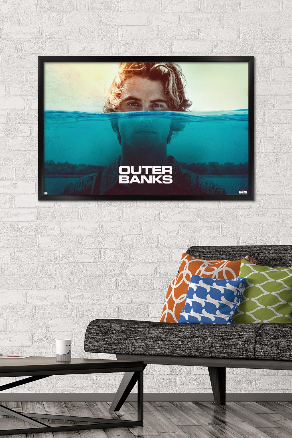 Netflix Outer Banks - Water Wall Poster, 22.375" x 34" Framed