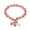 C, variant on Light Pink Stretch Beaded Bracelet, Stackable Crystal Charm Bracelet for Women, Elegant Layered Jewelry for Daily Wear