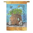 thumbnail image 2 of Breeze Decor 50066 Welcome Hope Grows 2-Sided Impression Garden Flag - 13 x 18.5 in., 2 of 2