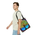 thumbnail image 4 of Tree of Life Polyester Tote Bag with Black Handles, 4 of 4