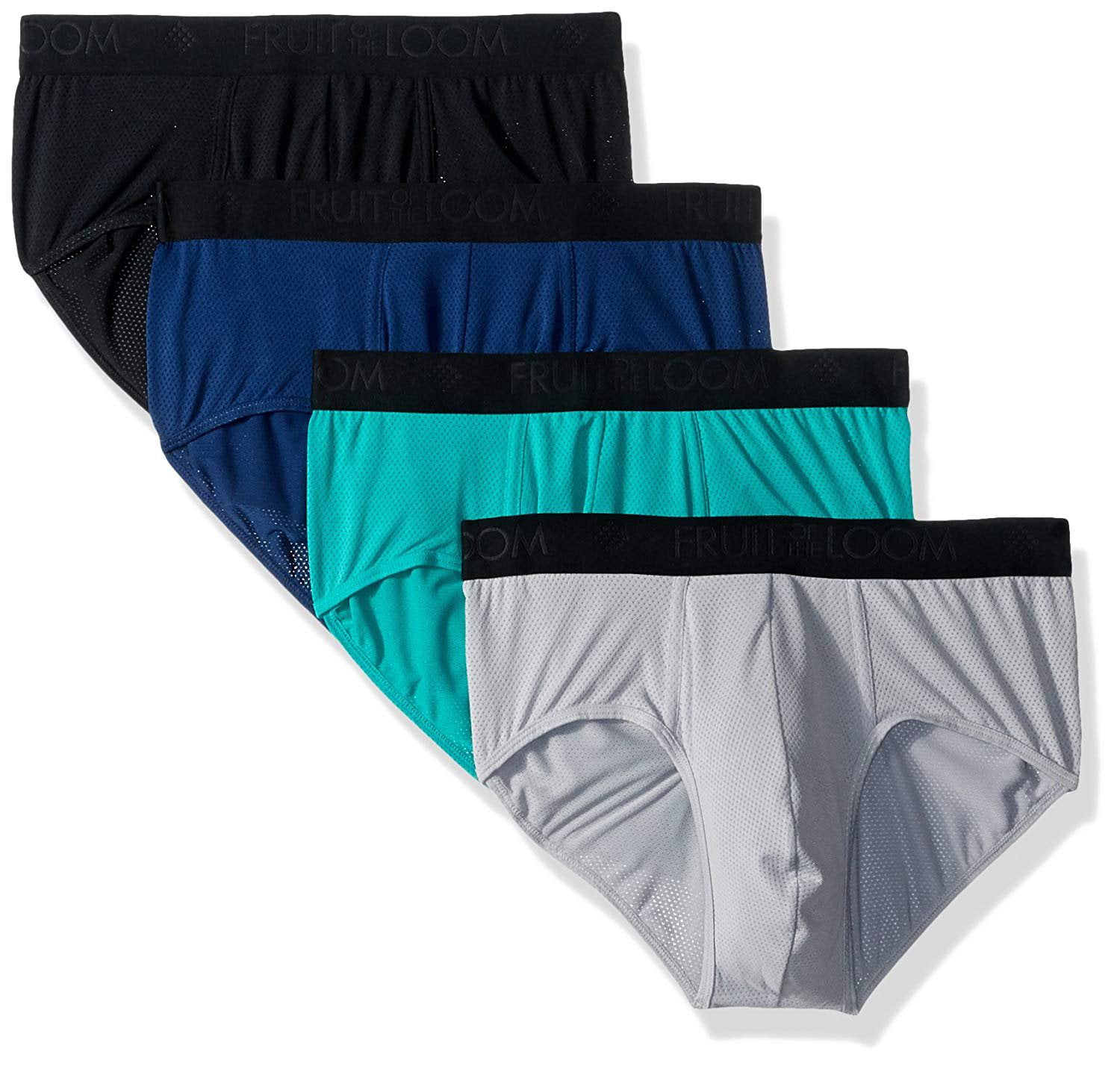 Fruit of the Loom Men's 4pk Breathable Lightweight Micro-mesh Brief ...