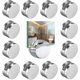 thumbnail image 1 of Clips de espejo versátiles, soporte de espejo montado en la pared para protección contra la corrosión y el óxido, vidrio de sujeción ajustable con fácil instalación, sujeción firme para una amplia, 1 of 5
