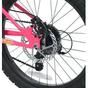 20 Ozark Trail Mountain Bike, 7 Speed, Fits Rider 311-44, Pink, Child/Tween/Teen, Unisex