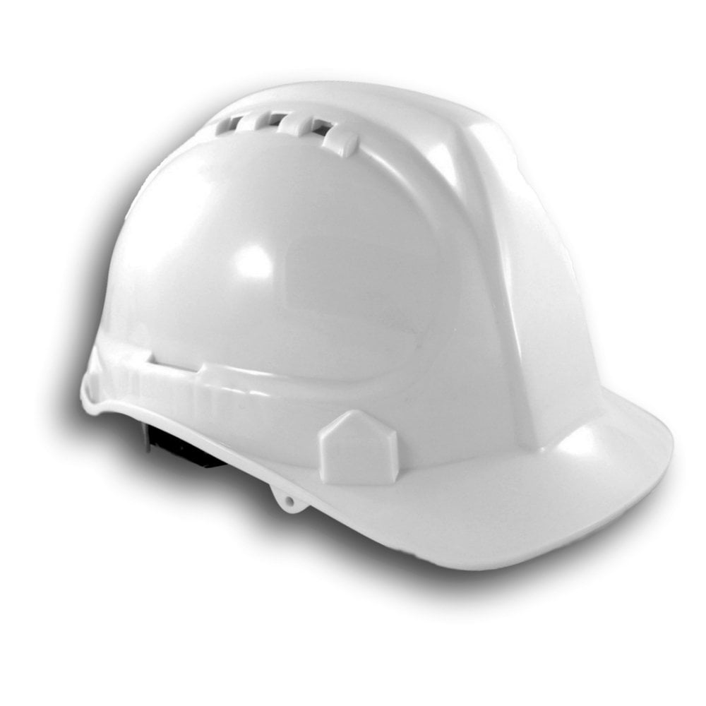 Amston Tools Safety Hard Hat Cap Style Keep Cool Vented Helmet White