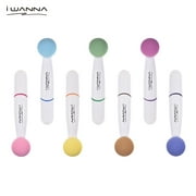 iwanna 7 Colors Washable Paint Markers Box Set Nontoxic Water Color Brush Pen Perfect Art Drawing Sketching Tools Gift for Kids Toddlers Adults School Students Artists, Assorted Colors