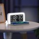 thumbnail image 1 of Reloj despertador digital Soledad con luz de noche LED y carga inalámbrica 15W, 1 of 7