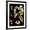 Black Frame, variant on Art.com Black Background Floral Studies I Art Print by Vision Studio, Black Frame Wall Art, 32" x 40"