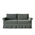 thumbnail image 3 of Home Design Devon Rolled Arm 3-Seater Sofa with Skirted Base and Rectangular Cushion Back, Traditional Upholstered Living Room Seating, 3 of 5