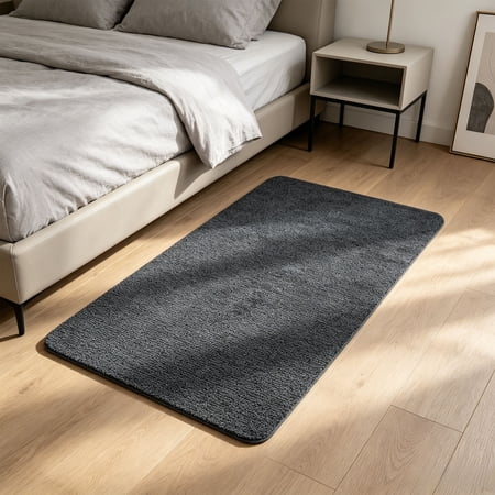Cuttable Entryway Rug Absorbent Non Slip Washable Low Pile Floor Mat Dirt Trapping Doormat for Entrance Hallway Kitchen