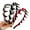 Mix C 3PCS, variant on 3 PCS Retro High Skull Pearl Headband, 2026 New Vintage High Cranium Reversible Headband, Comb Head band with Teeth, Suitable for Daily Use and Gathering