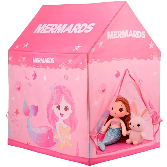 Bruce&Shark Princess Playhouse – Indoor & Outdoor Large Kids Play Tent for Imaginative Games Girls Toy House Gift for Girls Kids