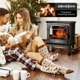 thumbnail image 5 of TURBRO Suburbs 20 in. Electric Fireplace Infrared Heater with Crackling Sound, Freestanding Fireplace Stove with Realistic Flame Effect, CSA Certified, Overheating Protection, Easy to Assemble, 1400W, 5 of 8