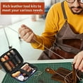 thumbnail image 3 of Leather Repair Sewing Kit, Leather Working Tools Professional DIY Waxed Thread  for Leather Craft, 3 of 8