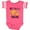 Football Pink and White, variant on Inktastic But First Tacos Boys or Girls Baby Bodysuit