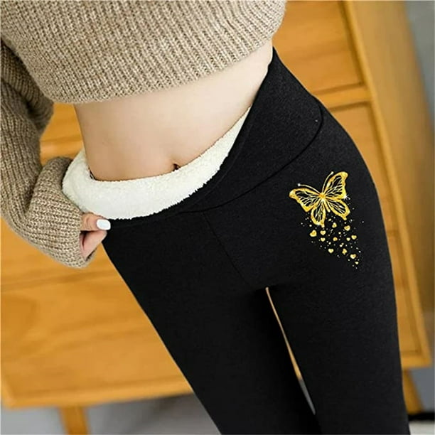 Pisexur Leggings for Women Fleece Lined Warm Leggings, Winter High Waisted  Thick Warm Elastic Tights Pants Thermal, Gifts for Women