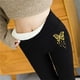 thumbnail image 2 of Moda Casual mujer Span señoras Leggings cintura alta mantener caliente pantalones largos Pompotops ulkah943132, 2 of 7