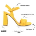 thumbnail image 4 of Journee Collection Womens Skiler Tru Comfort Foam Open Square Toe Block Heel Sandals, 4 of 6