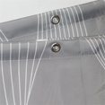 thumbnail image 5 of Grey Soft Shower Curtain Bath Curtains Waterproof Fabric Various Size With Hooks W80 X H180 Smile Home, 5 of 8
