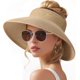 thumbnail image 1 of Sun Hats for Women, Wide Brim Straw Beach Hat for Women Foldable Floppy, Sun Hat UPF 50+ UV Protection, 1 of 5