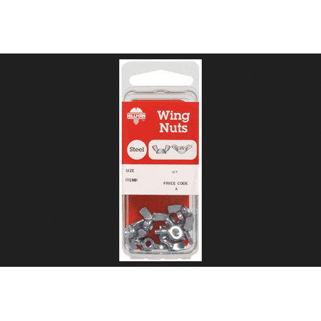 UPC 008236035407 product image for Hillman Wing Nuts 3/16 in. Zinc Steel Carded 10 | upcitemdb.com